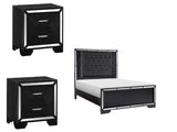 Aveline 3 Piece Queen Bedroom Set In Black 1428Bk - 1*3 | Homelegance | Home Elegance USA