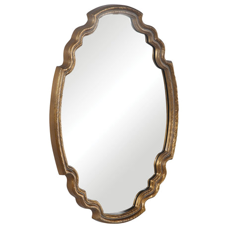 Uttermost Ariane Gold Oval Mirror - Home Elegance USA