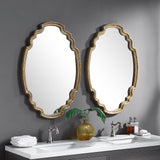 Uttermost Ariane Gold Oval Mirror - Home Elegance USA