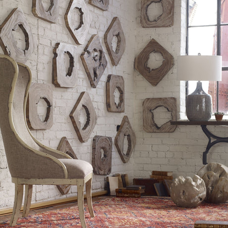 Bahati Wood Wall Art - Set Of 9 | Uttermost | Home Elegance USA