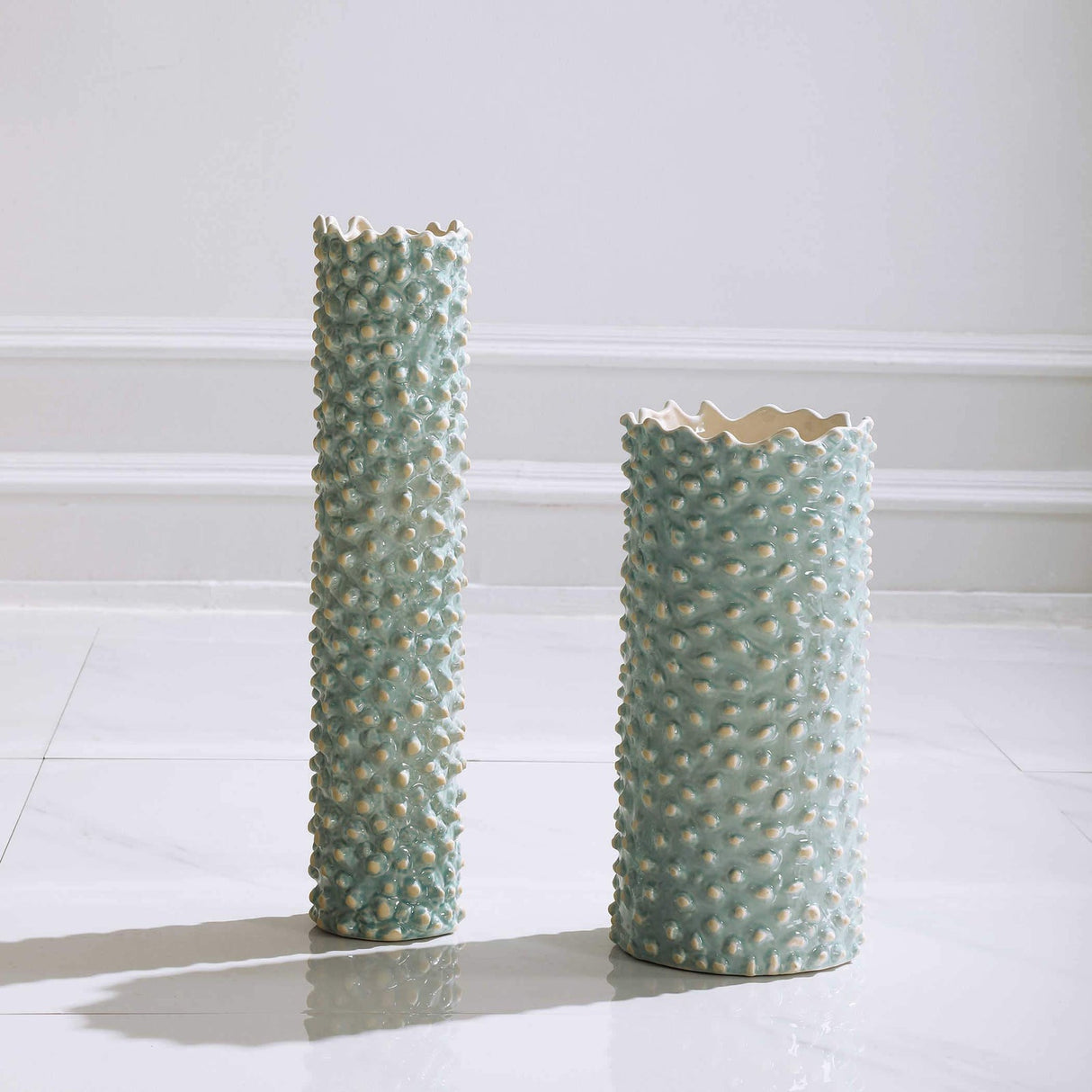 Uttermost Ciji Ceramic Vases - Set Of 2 - Home Elegance USA