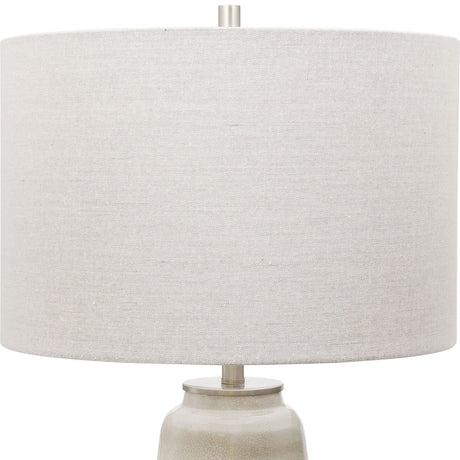 Uttermost Comanche White Crackle Table Lamp - Home Elegance USA