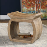 Uttermost Connor Elm Accent Stool - Home Elegance USA