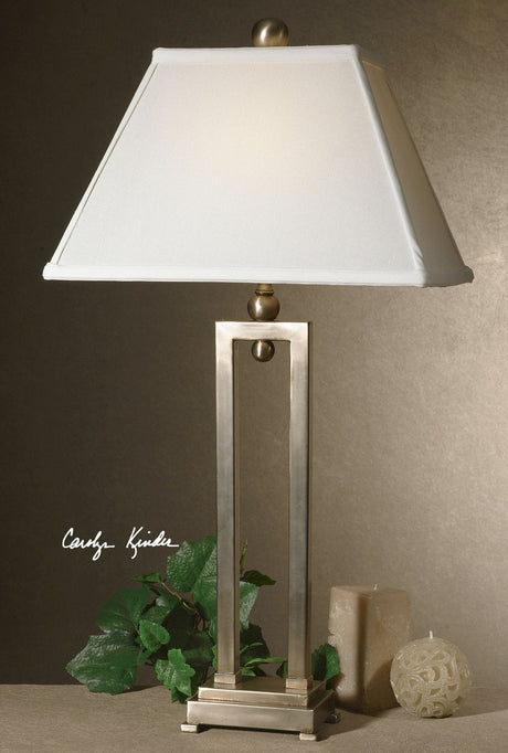 Uttermost Conrad Silver Table Lamp - Home Elegance USA