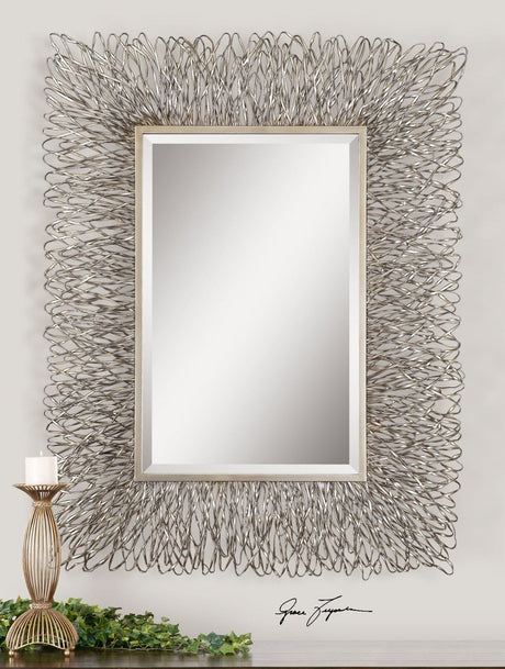 Uttermost Corbis Decorative Metal Mirror - Home Elegance USA