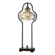 Uttermost Cotulla Aged Black Desk Lamp - Home Elegance USA