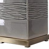 Covey Gray Glaze Buffet Lamp | Uttermost | Home Elegance USA