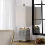Covey Gray Glaze Buffet Lamp | Uttermost | Home Elegance USA