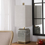 Covey Gray Glaze Buffet Lamp | Uttermost | Home Elegance USA