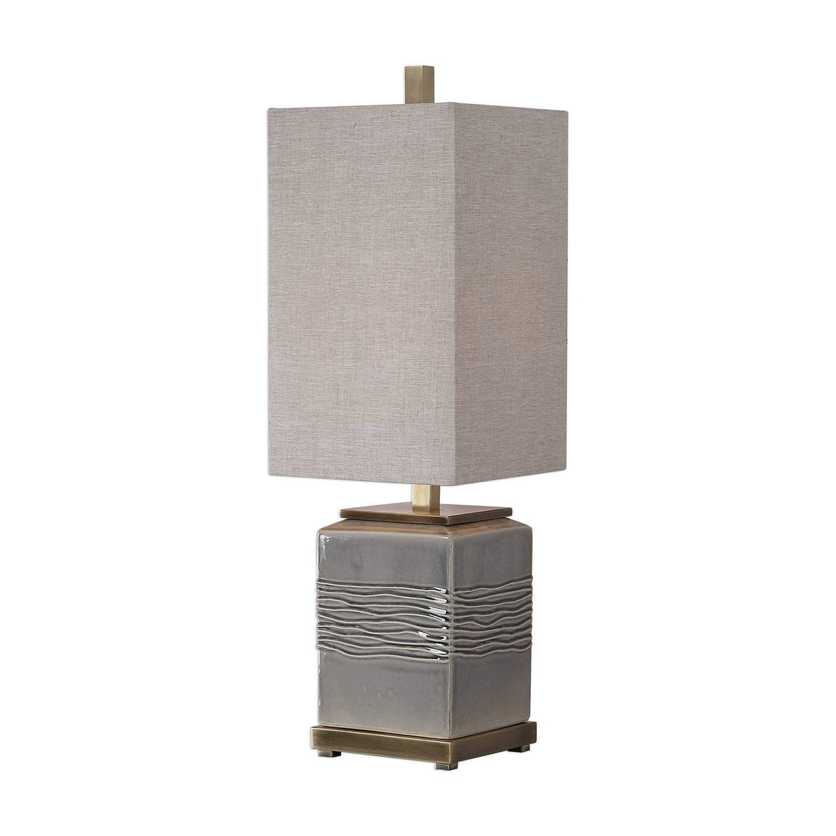 Covey Gray Glaze Buffet Lamp | Uttermost | Home Elegance USA