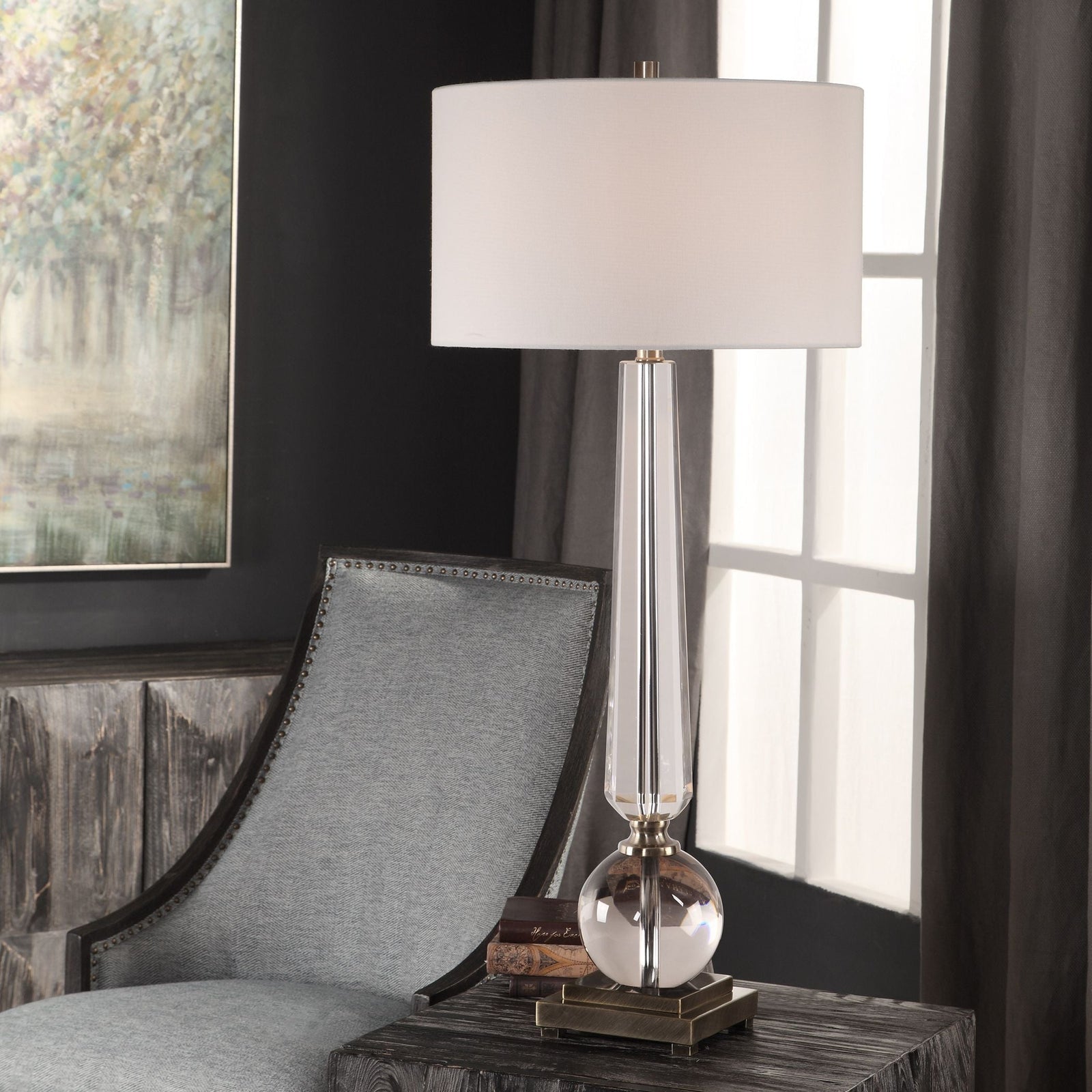 Uttermost Crista Crystal Lamp - Home Elegance USA