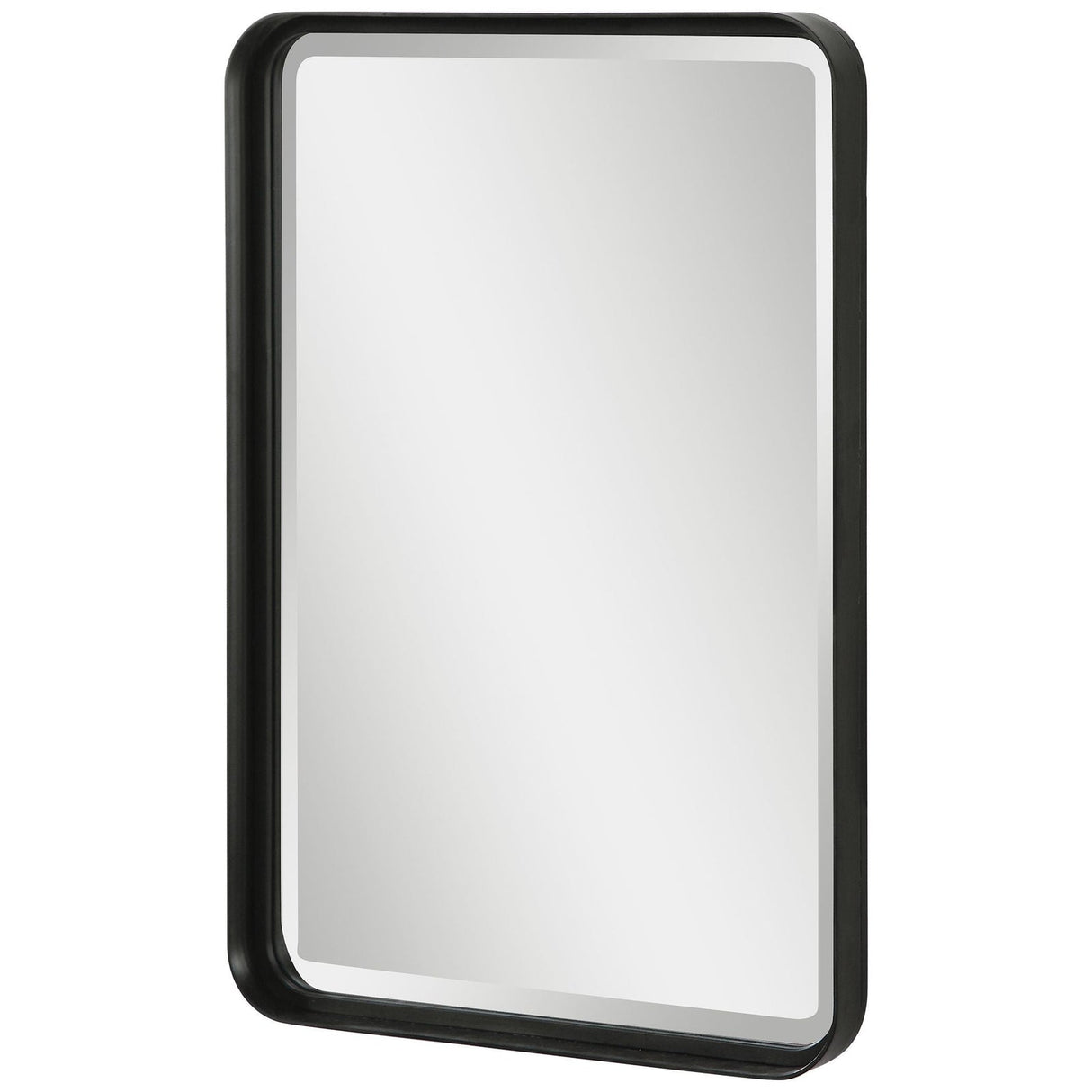 Uttermost Croften Black Vanity Mirror - Home Elegance USA