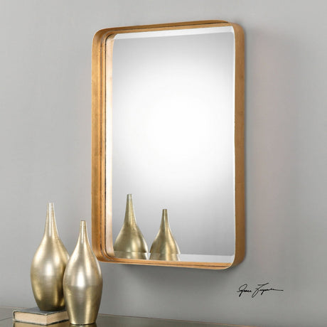 Uttermost Crofton Antique Gold Mirror - Home Elegance USA