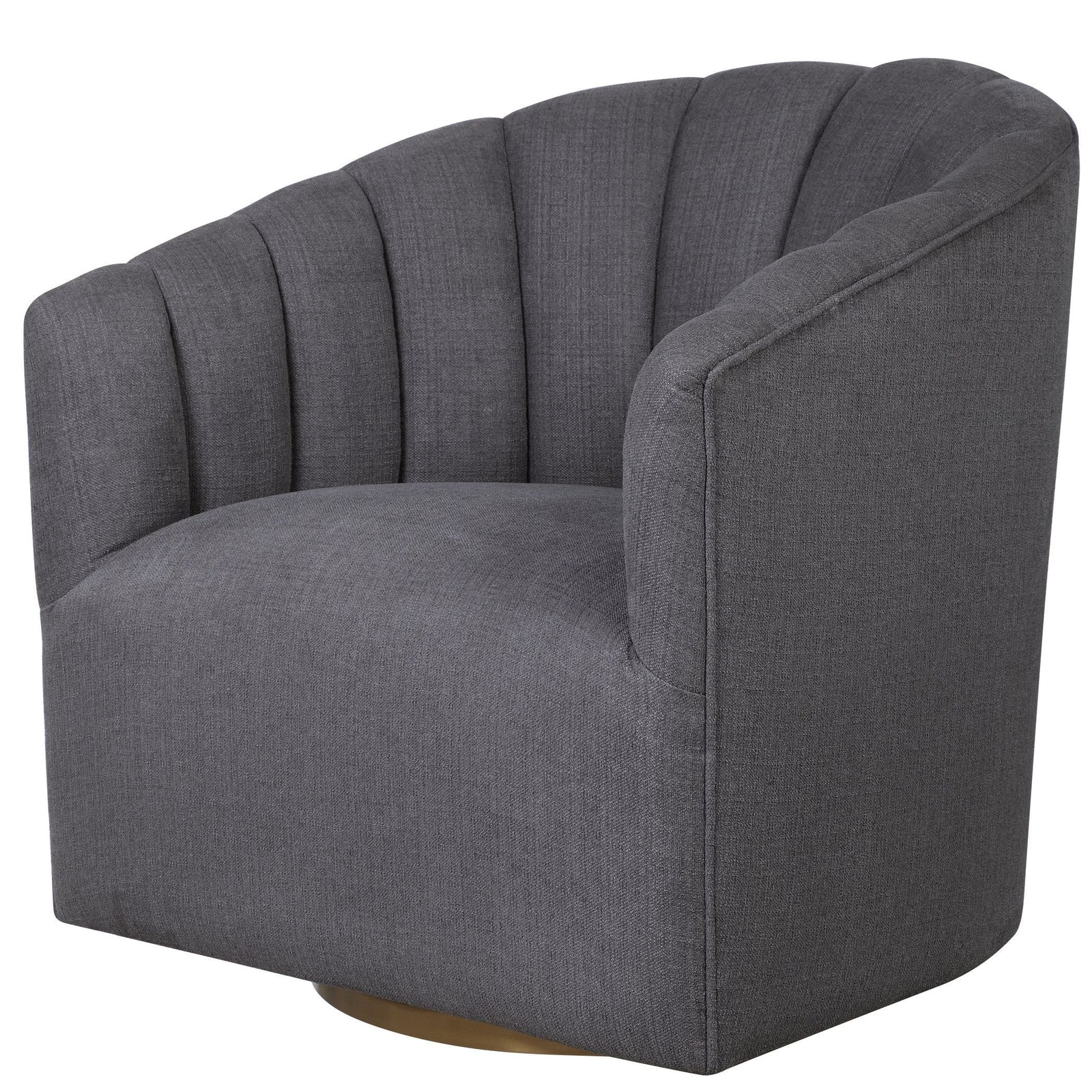 Uttermost Cuthbert Modern Swivel Chair - Home Elegance USA