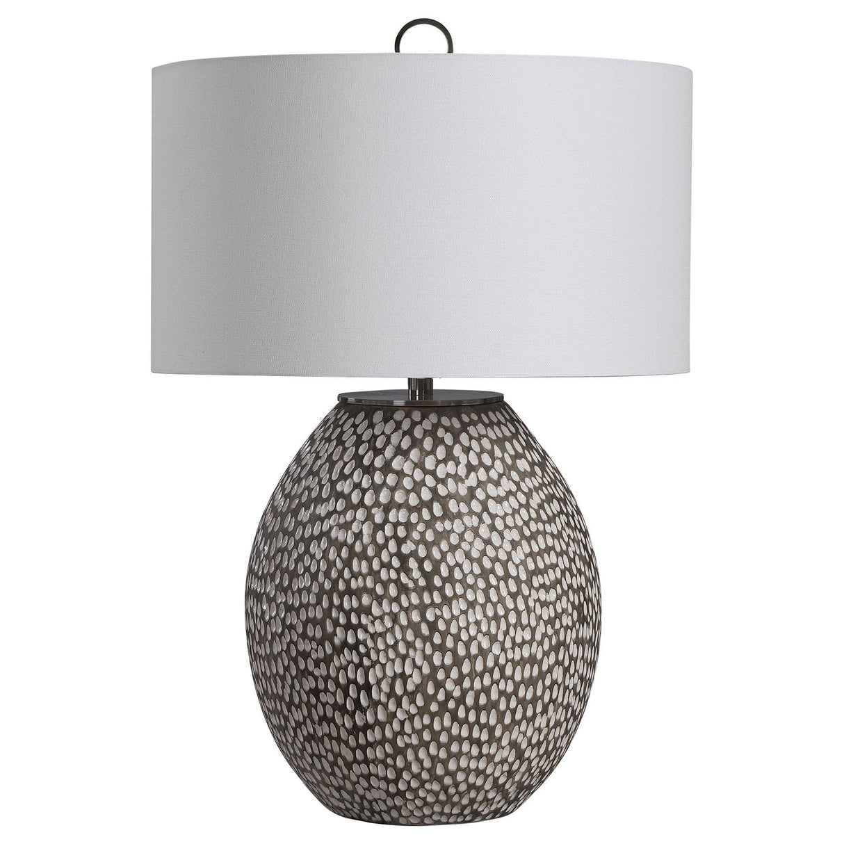 Cyprien Gray White Table Lamp | Uttermost | Home Elegance USA