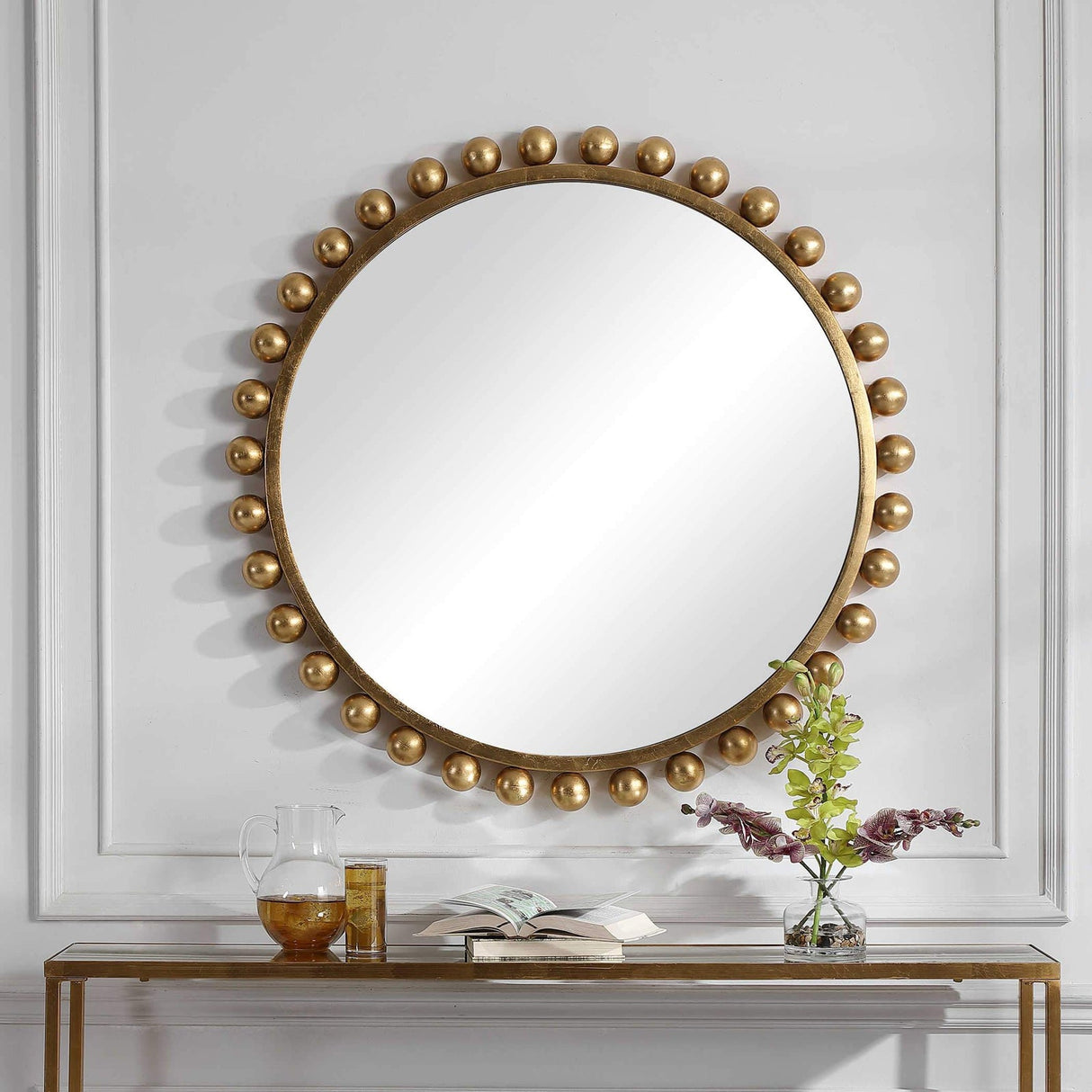 Cyra Round Mirror | Uttermost | Home Elegance USA