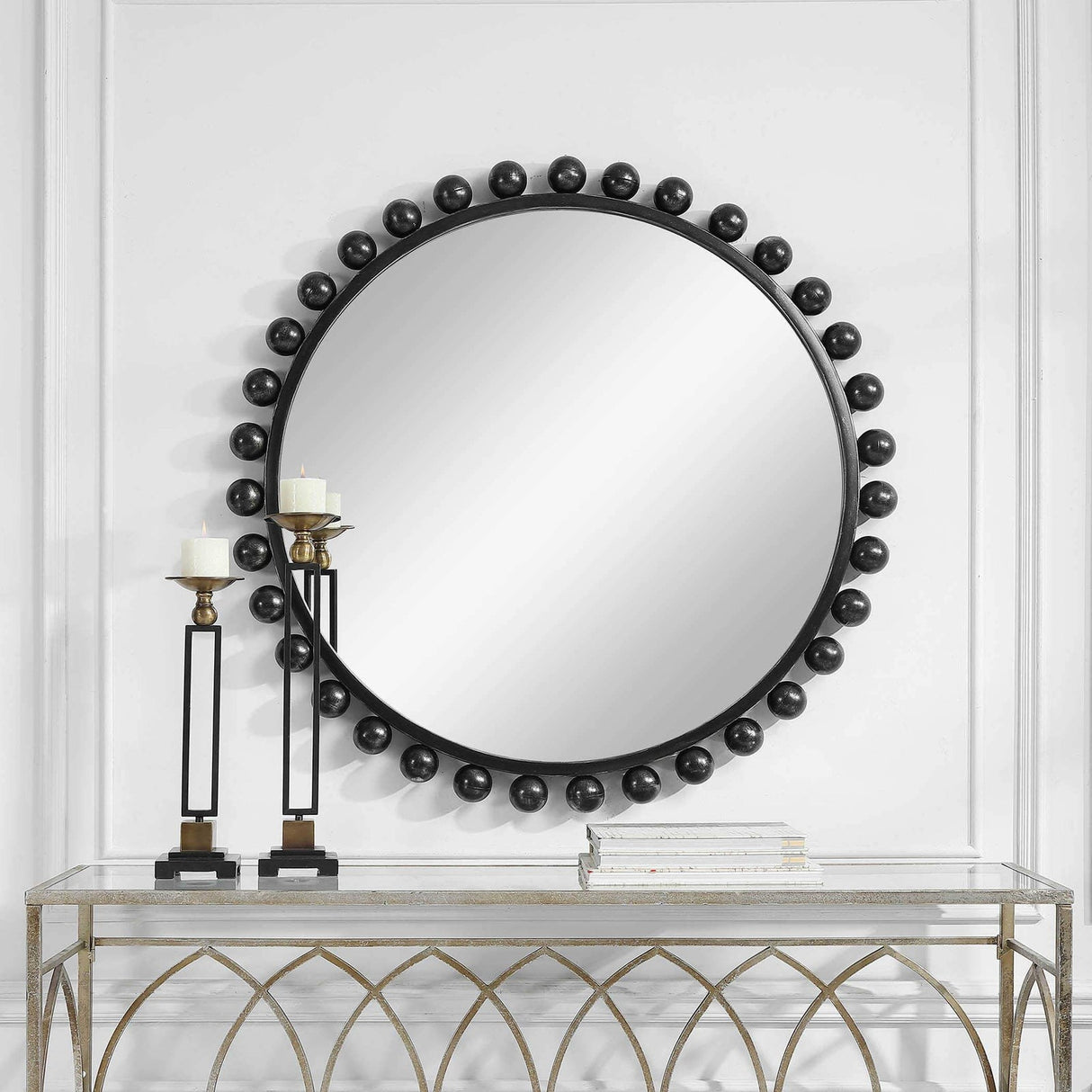 Uttermost Cyra Round Mirror - Home Elegance USA