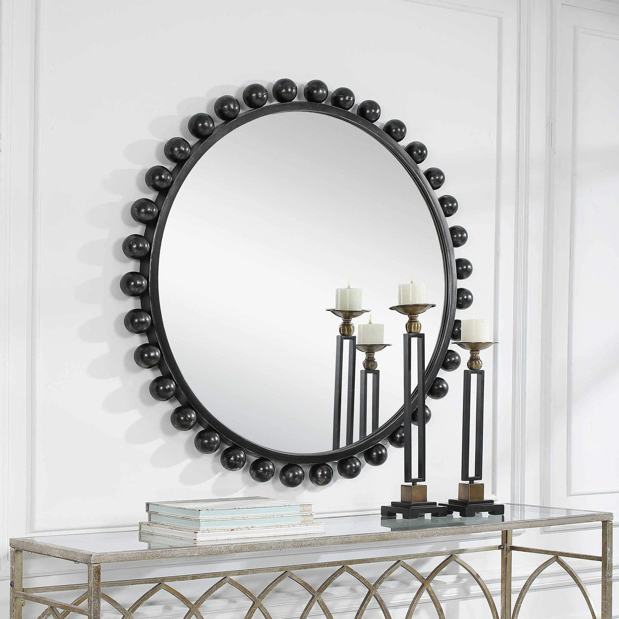 Uttermost Cyra Round Mirror - Home Elegance USA