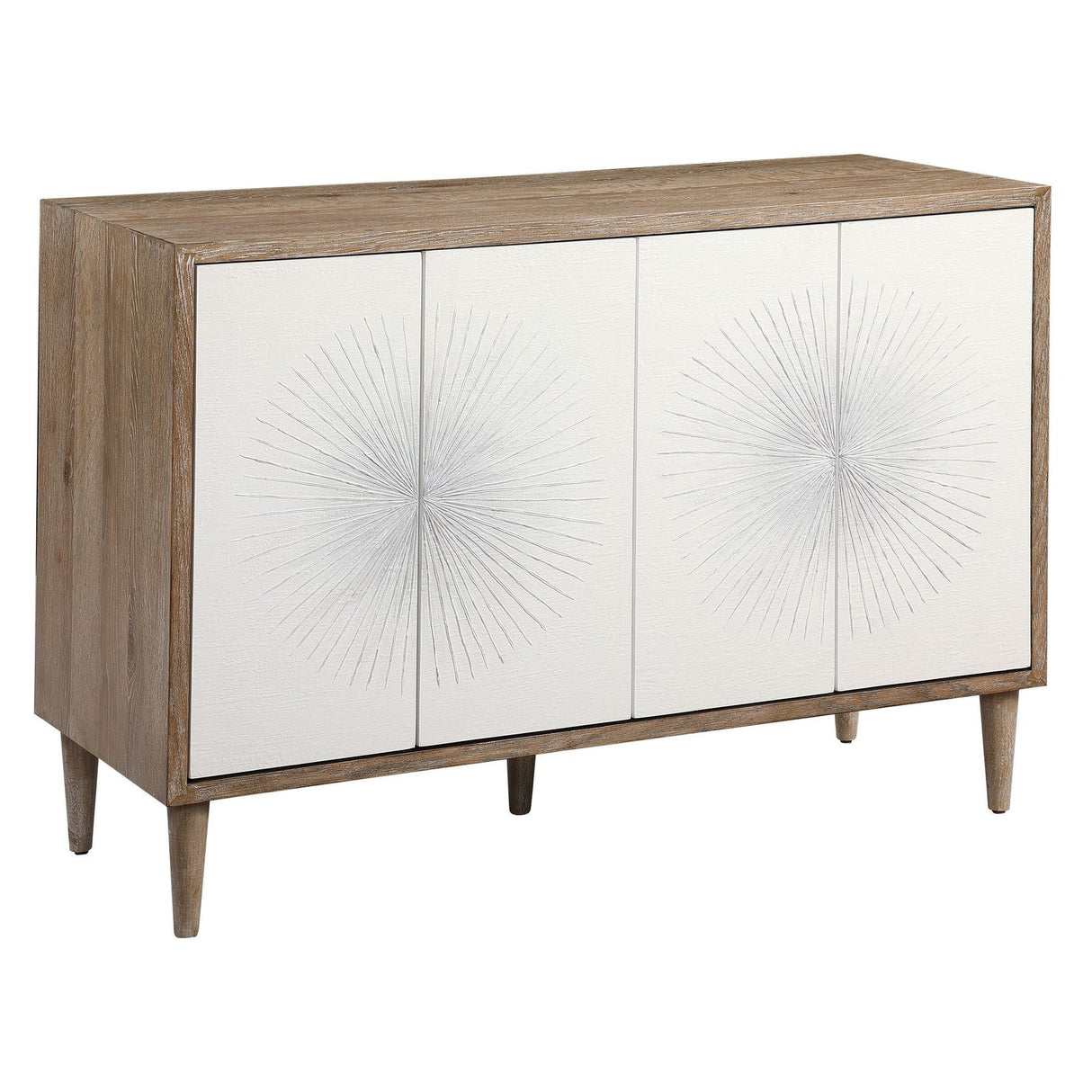 Dani 4 Door White Cabinet | Uttermost | Home Elegance USA