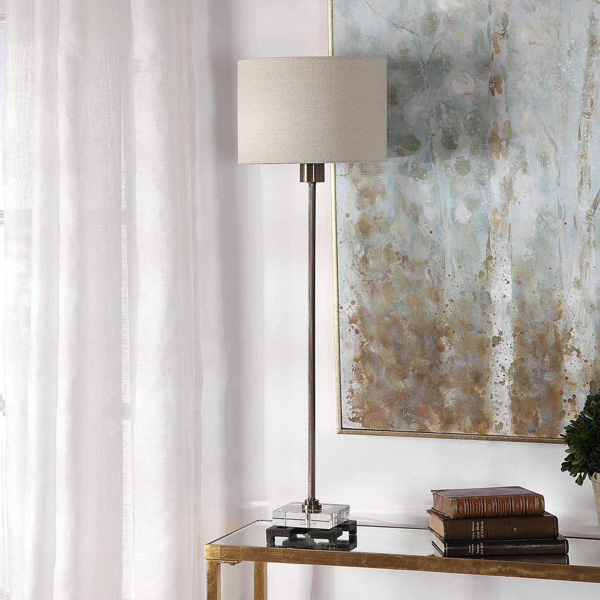 Danyon Brass Table Lamp | Uttermost | Home Elegance USA