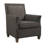 Uttermost Darick Charcoal Armchair - Home Elegance USA