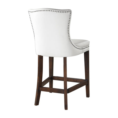 Dariela White Counter Stool | Uttermost | Home Elegance USA