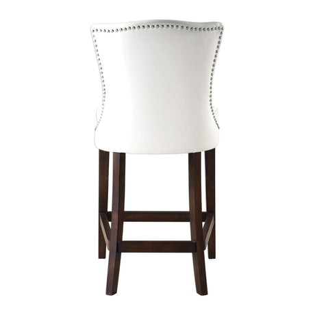 Dariela White Counter Stool | Uttermost | Home Elegance USA