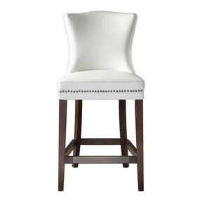 Dariela White Counter Stool | Uttermost | Home Elegance USA