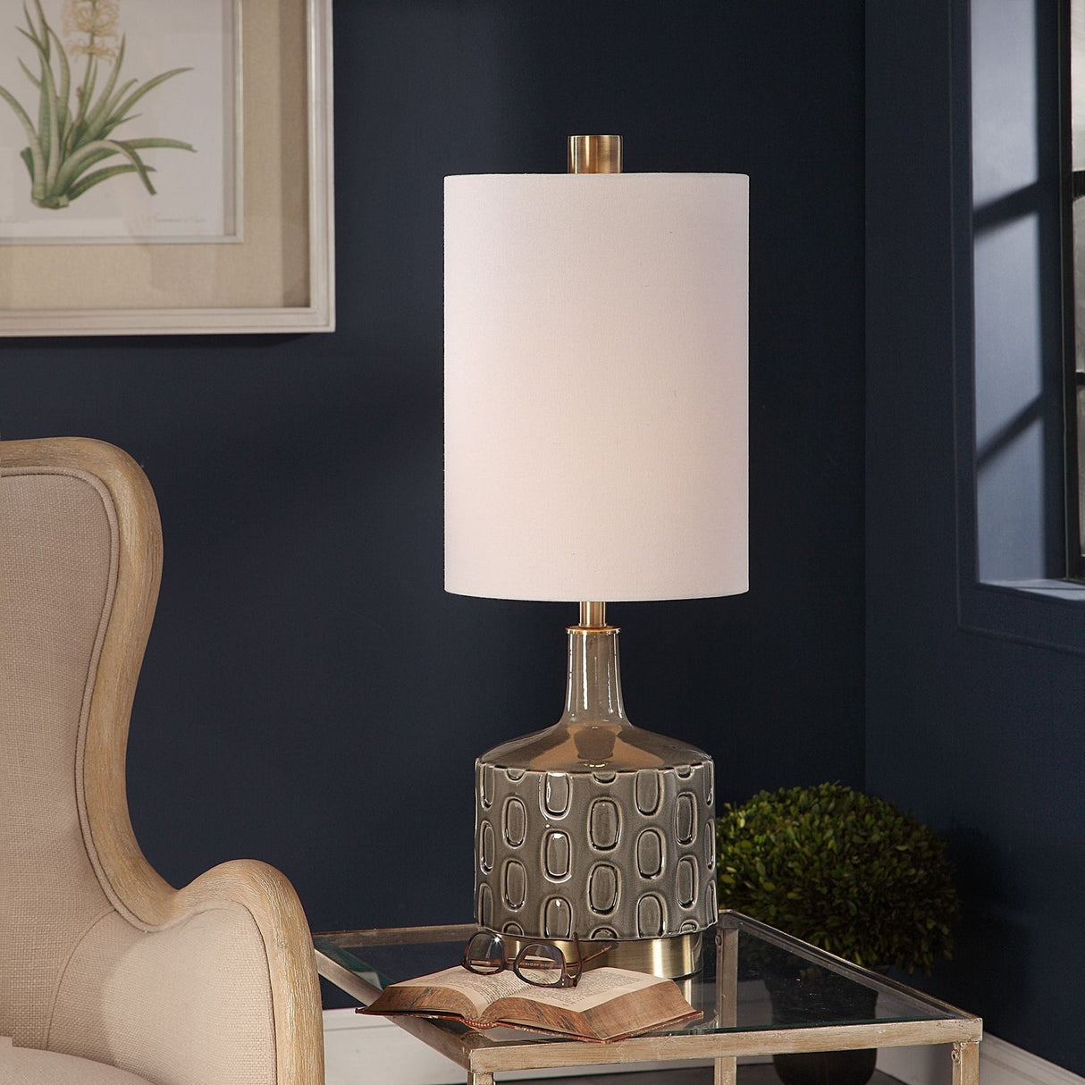 Darrin Gray Table Lamp | Uttermost | Home Elegance USA
