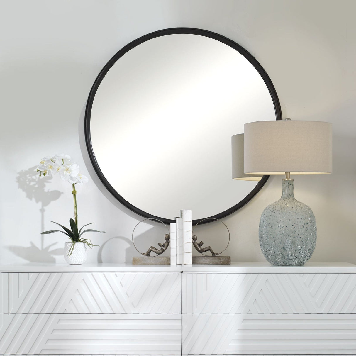 Dawsyn Round Mirror | Uttermost | Home Elegance USA