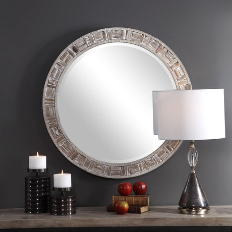 Uttermost Del Mar Round Mirror - Home Elegance USA