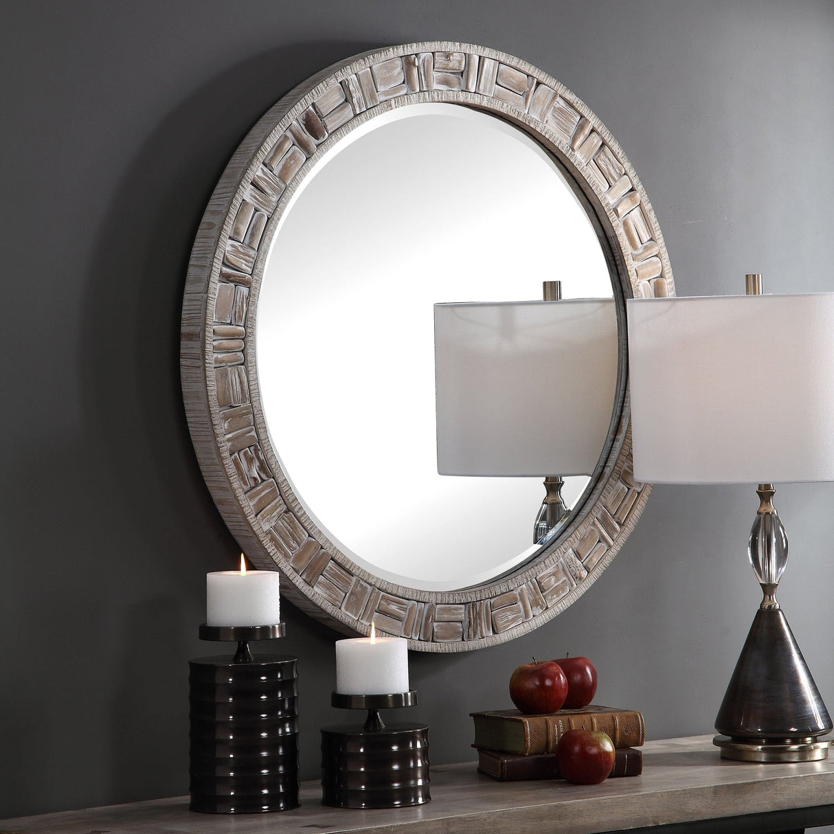 Del Mar Round Mirror | Uttermost | Home Elegance USA