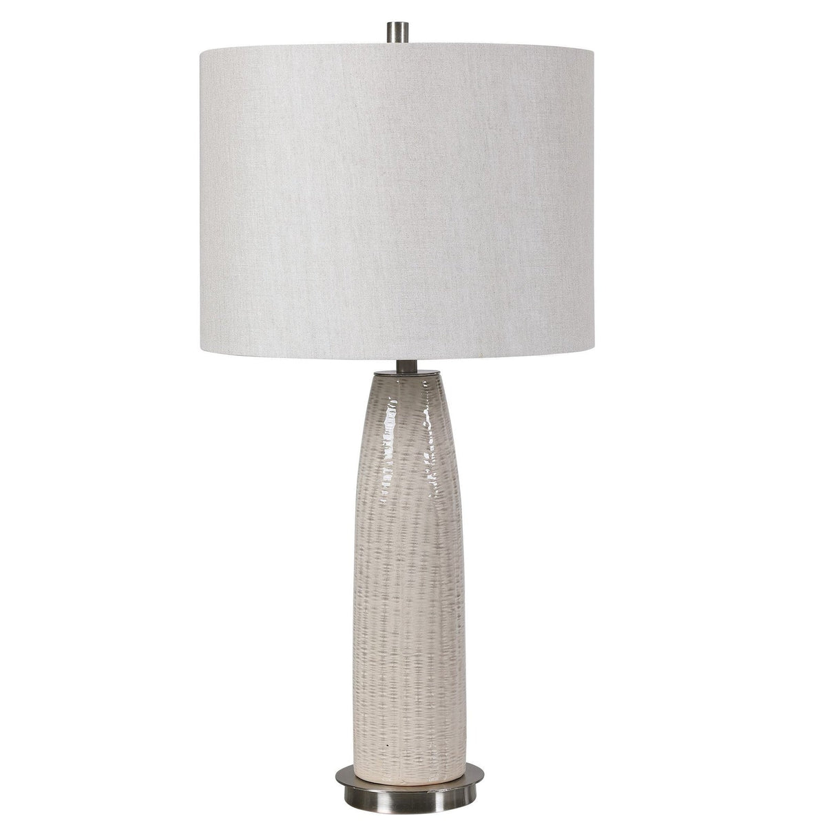 Delgado Light Gray Table Lamp | Uttermost | Home Elegance USA