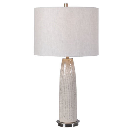 Uttermost Delgado Light Gray Table Lamp - Home Elegance USA
