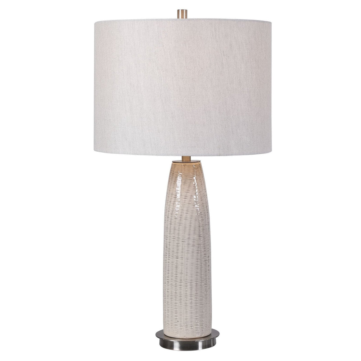 Delgado Light Gray Table Lamp | Uttermost | Home Elegance USA