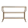 Deline Gold Console Table | Uttermost | Home Elegance USA