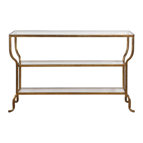 Deline Gold Console Table | Uttermost | Home Elegance USA