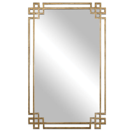 Uttermost Devoll Antique Gold Mirror - Home Elegance USA