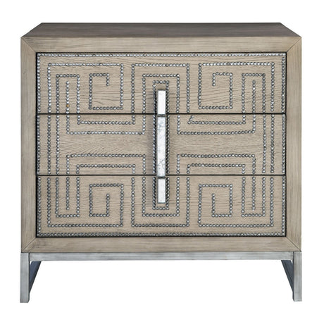 Uttermost Devya Gray Oak Accent Chest - Home Elegance USA