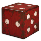 Dice Red Accent Table | Uttermost | Home Elegance USA