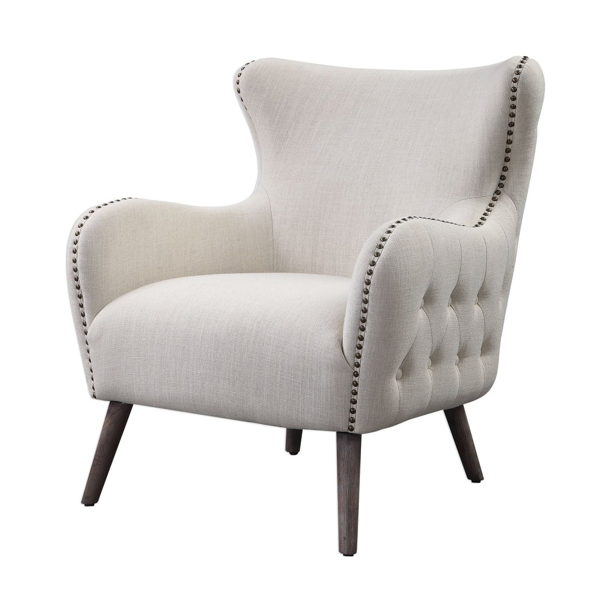 Uttermost Donya Cream Accent Chair - Home Elegance USA