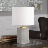 Uttermost Drexel Concrete Block Lamp - Home Elegance USA