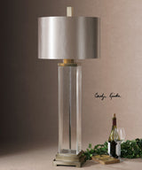 Uttermost Drustan Clear Glass Table Lamp - Home Elegance USA