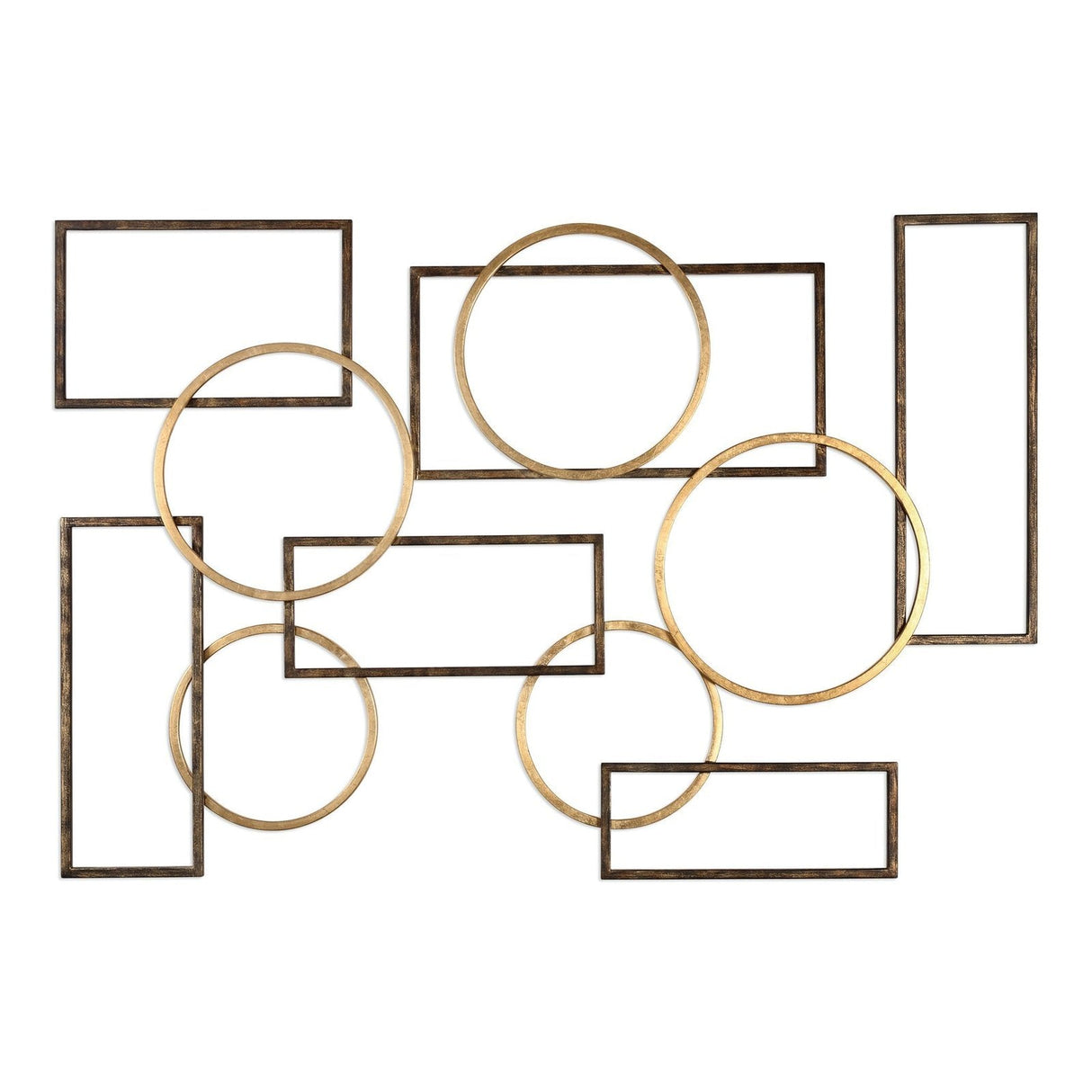 Uttermost Elias Bronze And Gold Wall Art - Home Elegance USA