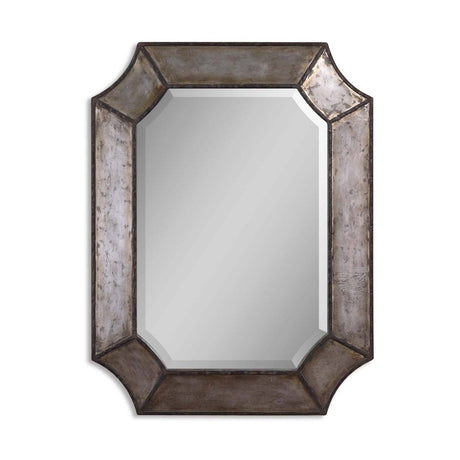 Uttermost Elliot Distressed Aluminum Mirror - Home Elegance USA