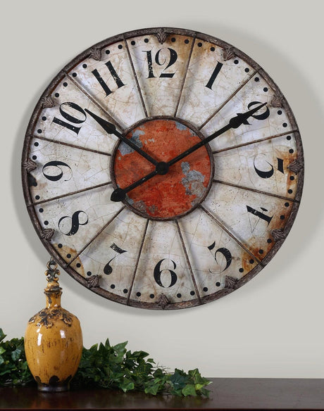 Uttermost Ellsworth 29" Wall Clock - Home Elegance USA