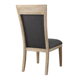 Uttermost Encore Dark Gray Armless Chair - Home Elegance USA