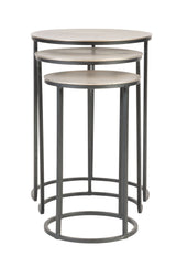 Uttermost Erik Metal Nesting Tables - Set Of 3 - Home Elegance USA