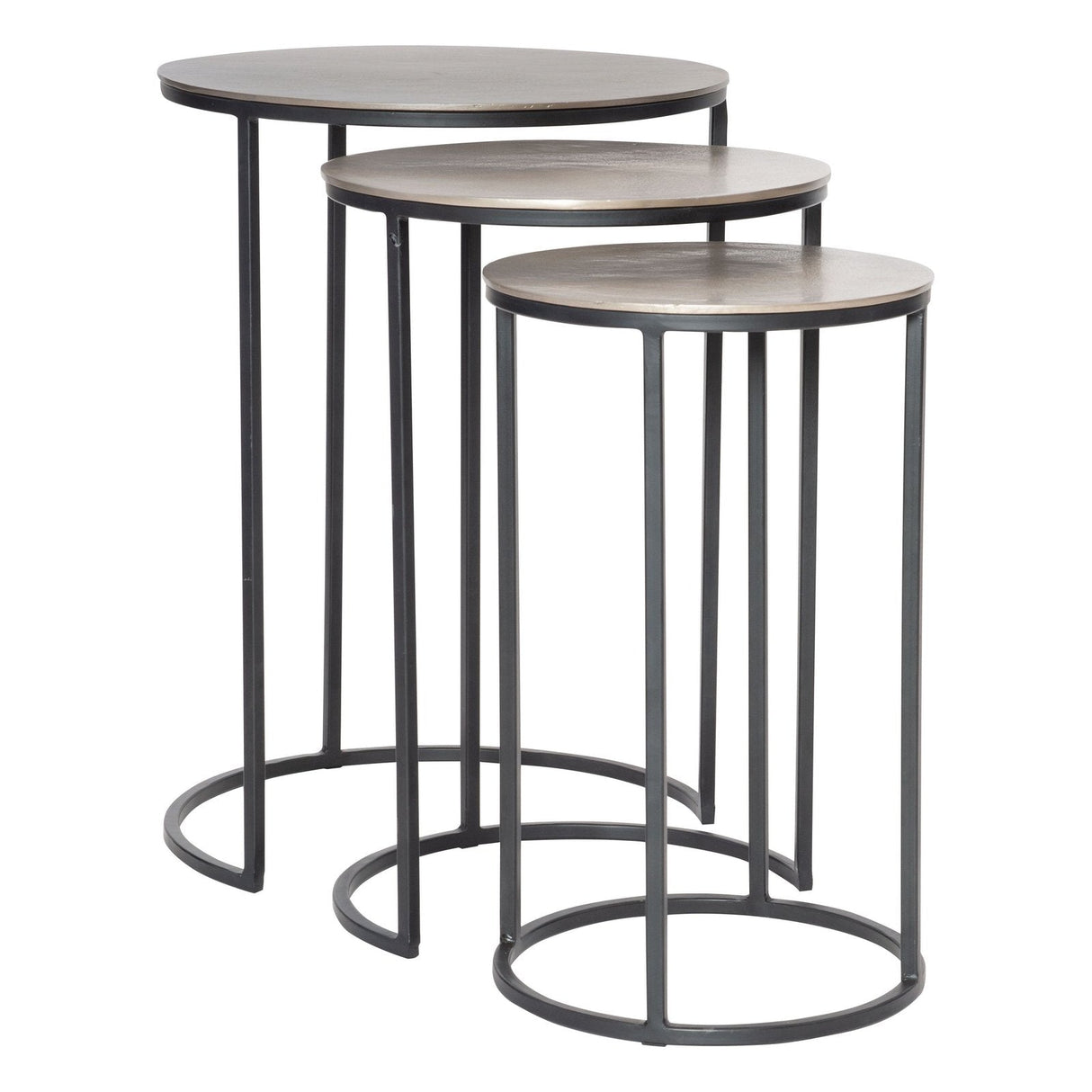 Uttermost Erik Metal Nesting Tables - Set Of 3 - Home Elegance USA