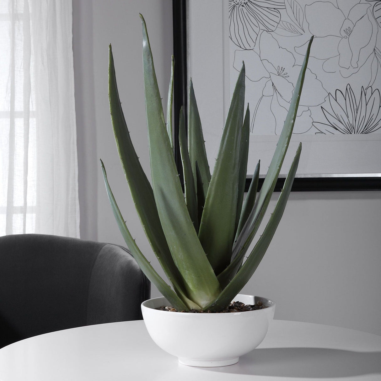 Uttermost Evarado Aloe Planter - Home Elegance USA